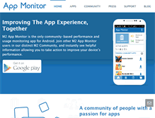 Tablet Screenshot of m2appmonitor.com